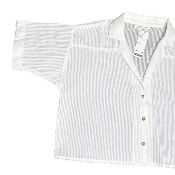 NWT UO London Dobby crop button up shirt - Picture 6 of 8